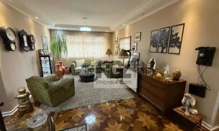 Apartamento com 3 dormitórios à venda, 136 m² por R$ 690.000,00 - Pompéia - Santos/SP