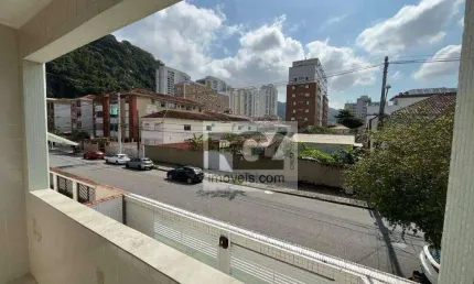 Apartamento com 3 dormitórios à venda, 87 m² por r$ 410.000,00 - marapé - santos/sp