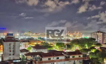 Apartamento com 2 dormitórios para alugar, 112 m² por r$ 4.250,00/ano - aparecida - santos/sp