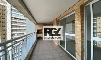 Apartamento com 3 dormitórios para alugar, 130 m² por R$ 8.000,00/mês - Gonzaga - Santos/SP