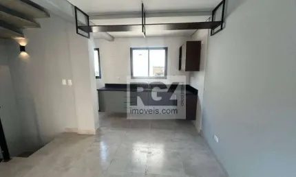 Village com 2 dormitórios para alugar, 116 m² por R$ 5.000,00/mês - Marapé - Santos/SP