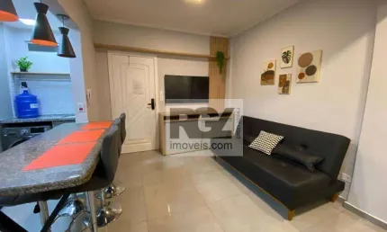 Apartamento à venda, 44 m² por r$ 570.000,00 - aparecida - santos/sp