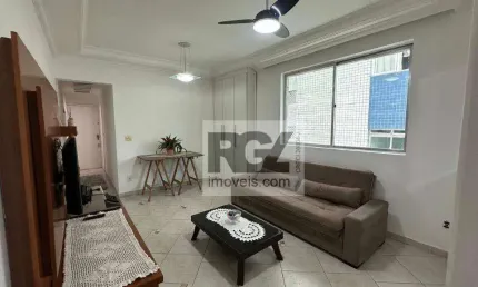 Apartamento com 1 dormitório para alugar, 54 m² por R$ 2.300,00/mês - Itararé - São Vicente/SP