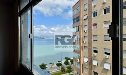 Apartamento com 3 dormitórios para alugar, 150 m² por r$ 5.500,00/mês - ponta da praia - santos/sp