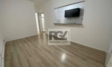 Apartamento com 1 dormitório para alugar, 36 m² por R$ 2.800,00/mês - Ponta da Praia - Santos/SP