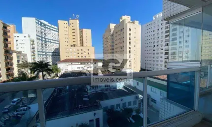 Apartamento com 3 dormitórios para alugar, 110 m² por R$ 7.400/mês - Ponta da Praia - Santos/SP