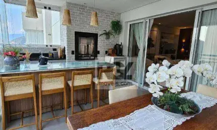Apartamento com 3 dormitórios à venda, 149 m² por r$ 1.800.000 - marapé - santos/sp