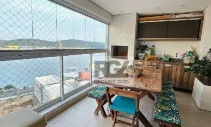 Apartamento com 3 dormitórios à venda, 132 m² por r$ 1.700.000,00 - ponta da praia - santos/sp