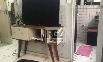 Kitnet com 1 dormitório à venda, 32 m² por r$ 150.000,00 - itararé - são vicente/sp