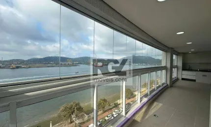 Apartamento com 3 dormitórios para alugar, 189 m² por R$ 15.000,00/mês - Ponta da Praia - Santos/SP