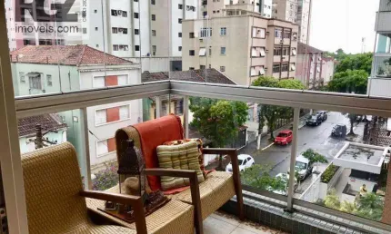 Apartamento com 3 dormitórios à venda, 209 m² por r$ 1.600.000,00 - embaré - santos/sp