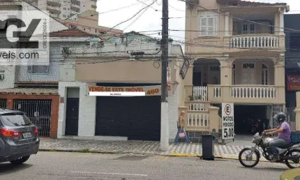 Terreno à venda, 460 m² por R$ 3.100.000 - Gonzaga - Santos/SP