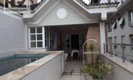 Casa com 5 dormitórios à venda, 320 m² por r$ 2.150.000 - aparecida - santos/sp