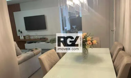 Apartamento com 2 dormitórios à venda, 68 m² por r$ 680.000 - gonzaga - santos/sp