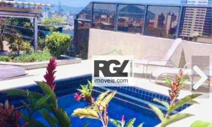 Cobertura com 4 dormitórios à venda, 323 m² por R$ 2.400.000,00 - Aparecida - Santos/SP