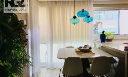 Apartamento com 1 dormitório para alugar, 49 m² por R$ 5.000,00/mês - Ponta da Praia - Santos/SP