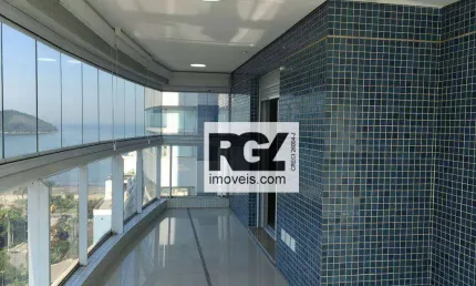 Apartamento com 4 dormitórios, 255 m² - venda por R$ 4.800.000,00 ou aluguel por R$ 30.000,00/mês - Aparecida - Santos/SP