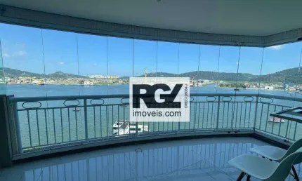 Apartamento com 3 dormitórios para alugar, 199 m² por R$ 16.000,00/mês - Ponta da Praia - Santos/SP