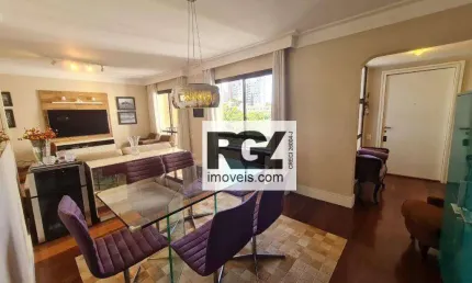 Apartamento em Indianópolis com 137m² , com 3 dormitórios