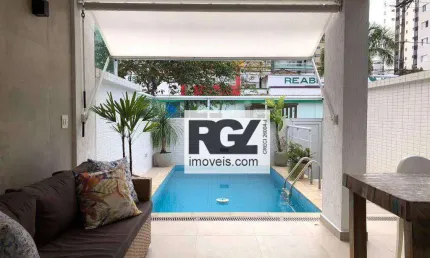 Casa com 4 dormitórios à venda, 240 m² por R$ 3.000.000,00 - Ponta da Praia - Santos/SP