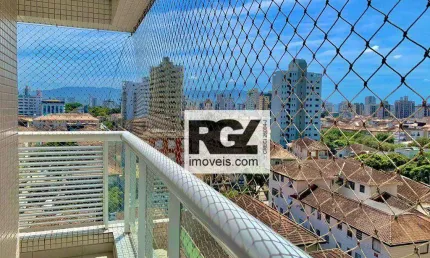 Apartamento com 3 dormitórios para alugar, 94 m² por R$ 6.300,00/mês - Boqueirão - Santos/SP