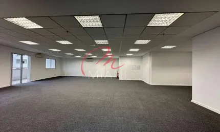 Sala comercial para locação com 129m², 3 vagas de garagem no condomínio villa lobos office park na