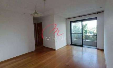 Apartamento para locação na Vila Indiana com 65m², 2 quartos, 2 vagas de garagem - Próximo ao Insti