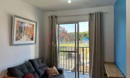 Apartamento mobiliado de 41m² com 2 quartos para locação no condomínio vibra cidade universitária –