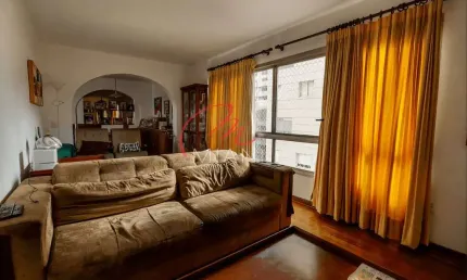 Apartamento à venda de 150m² com 3 quartos (2 suítes) e vista para o ibirapuera – próximo ao hospit