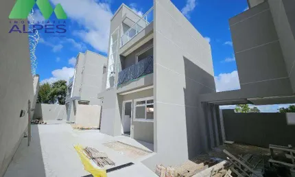 Sobrado com 3 dormitórios à venda, 128 m² por r$ 850.000,00 - capão raso - curitiba/pr