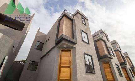 Sobrado com 3 dormitórios à venda, 74 m² por R$ 459.000,00 - Sítio Cercado - Curitiba/PR