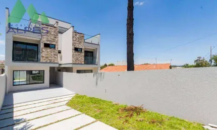 Sobrado com terraço à venda, 150 m² por r$ 899.000 - xaxim - curitiba/pr