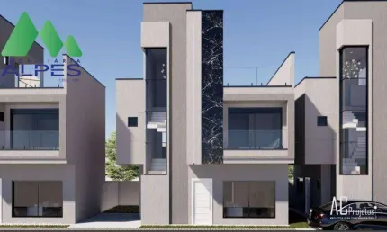 Sobrado com 3 dormitórios à venda, 127 m² por R$ 948.000,00 - Capão Raso - Curitiba/PR