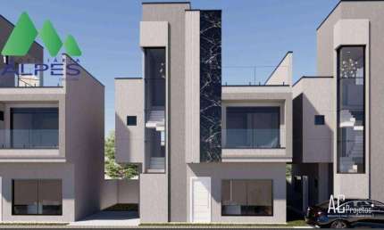 Sobrado com 3 dormitórios à venda, 127 m² por R$ 898.000,00 - Capão Raso - Curitiba/PR