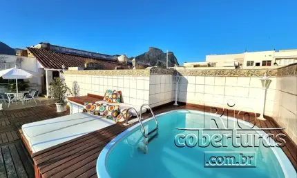 Cobertura à venda no Jardim Oceânico. Única. Duplex.