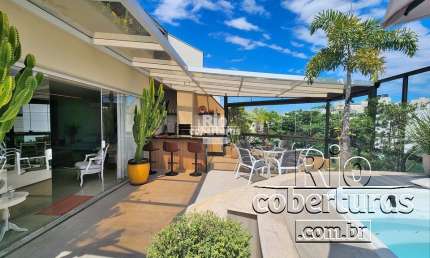 Cobertura à venda no Recreio. Única. Duplex. Pronta para morar