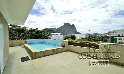 Cobertura à venda no Jardim Oceânico. Única. Duplex,