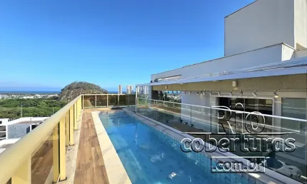 Cobertura à venda na Barra da Tijuca. Projeto contemporâneo