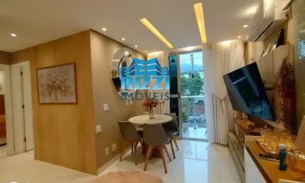 Venha morar com conforto e diversão! Apartamento para alugar com área de lazer completa na Taquara!