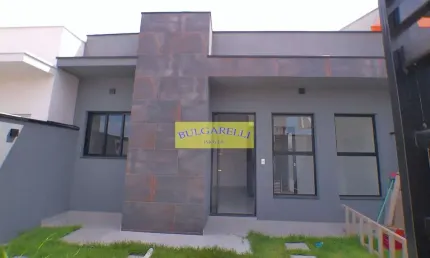 Casa terrea nova à venda com fino acabamento e òtima localização bairro, jardim marambaia ao lado r