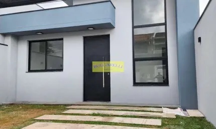 Linda Casa Nova Terrea à venda 3 Dormitorios 1 Suite , Area Gourmet , 2 Vagas, Jardim Marambaia, Ju
