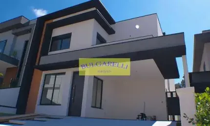 Moderna casa nova à venda com fino acabamento 3 suites , 4 vagas condominio brisas da mata, jundiaí