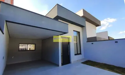 Casa terrea nova à venda ou permuta , 3 dormitorios 1 suite com closet, 3 vagas, jardim marambaia i