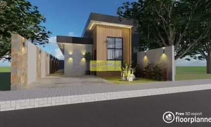 Casa Terrea à venda Fino Acabamento e Arquitetura Moderna , 3 Dormitorios 1 Suite, 2 Vagas, Residen