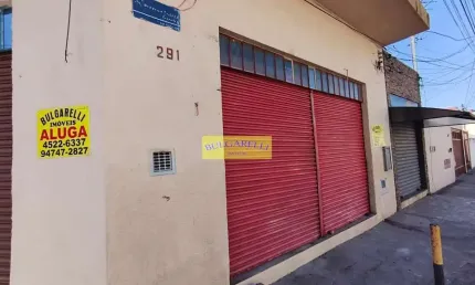 Salão para locação 120m² com 2 banheiros com ótima localização av dr antenor soares gandra, ponte d