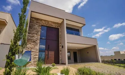 Casa em condomínio com 4 suítes à venda, 396m² - Bonfim Paulista