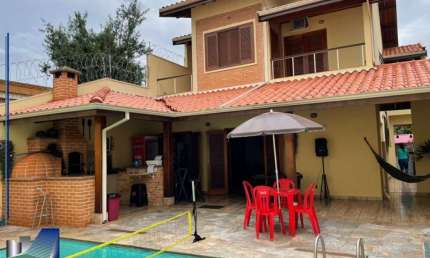 Sobrado mobiliado para locacao no Alto da Boa vista com suites, piscina e salao de jogos - 318,57 m2 area util - Ribeirao Preto