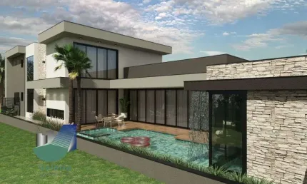 Casa em condomínio com 4 quartos à venda, 500m² - Bonfim Paulista