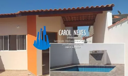 CASA NOVA 2 DORMITÓRIOS SUÍTE LADO PRAIA FINANCIAMENTO BANCÁRIO ITANHAÉM