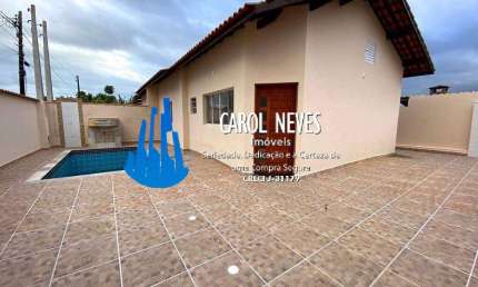 CASA NOVA 2 DORMITÓRIOS SUÍTE LADO PRAIA FINANCIAMENTO BANCÁRIO ITANHAÉM